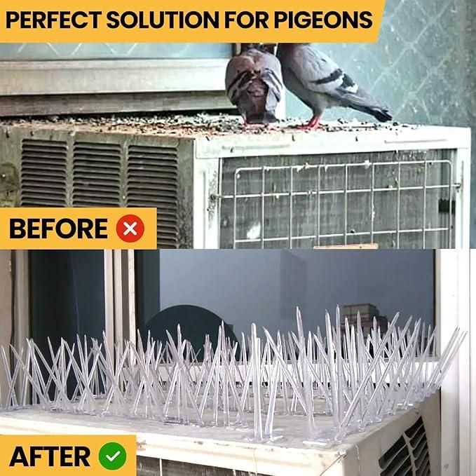 Eco-Friendly Pigeon Control Spikes (Set of 10)