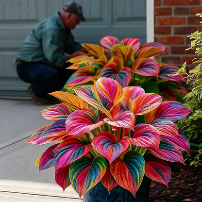 Multicolor Hosta Seeds + 100 Grams Organic Potmix Free