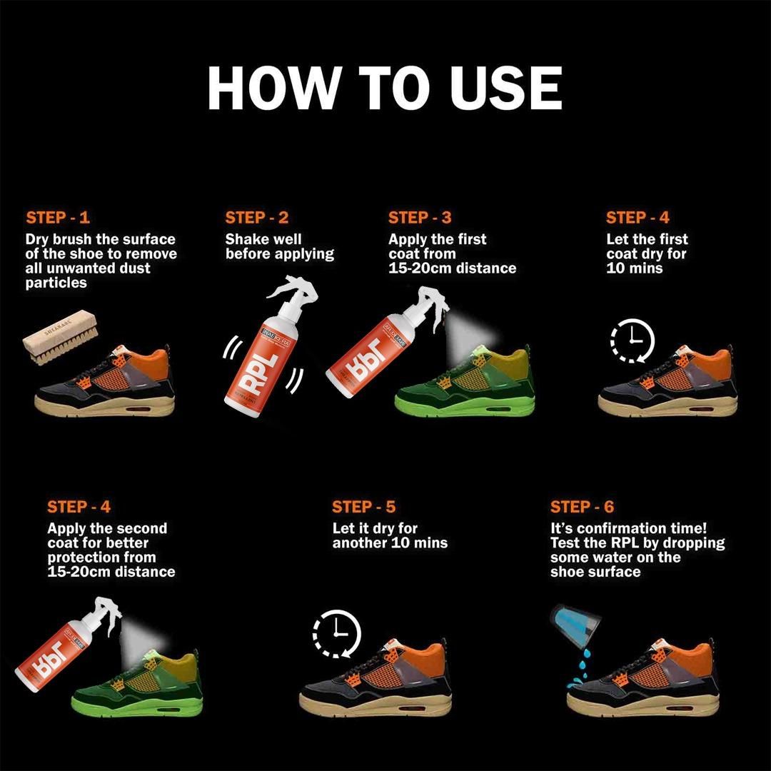 Water Repellent Shoe Spray