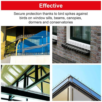 Eco-Friendly Pigeon Control Spikes (Set of 10)