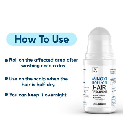 Minoxi Roll-On Hair Growth Serum For Women & Men