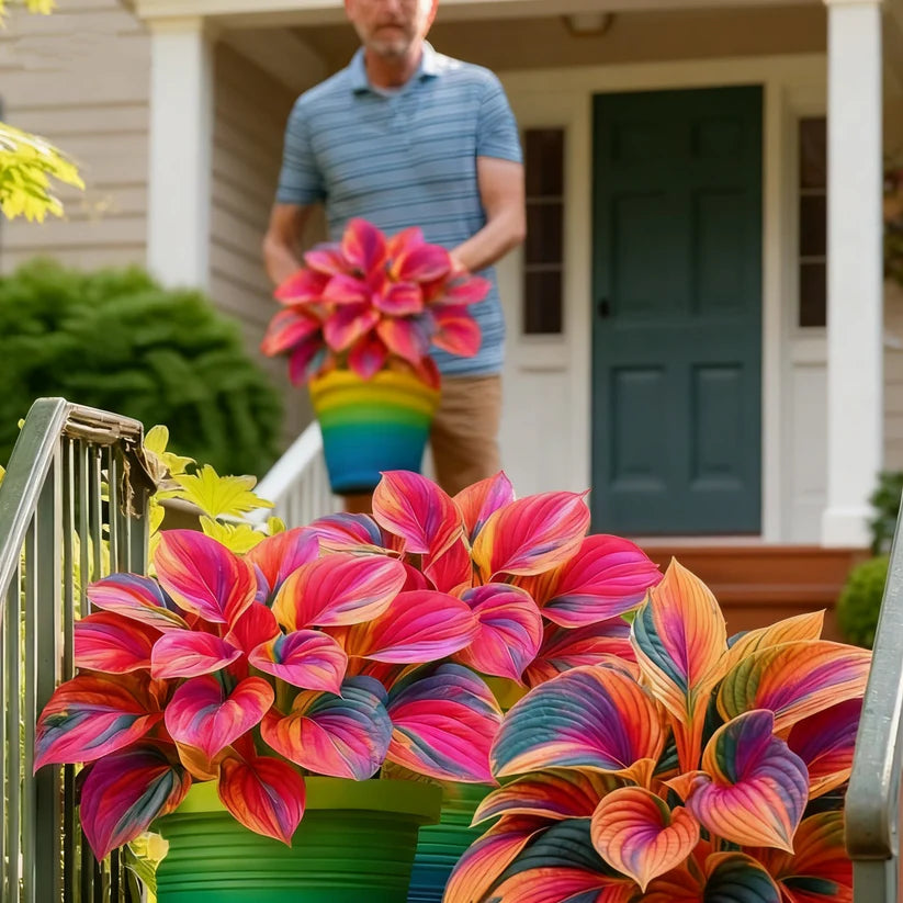 Multicolor Hosta Seeds + 100 Grams Organic Potmix Free